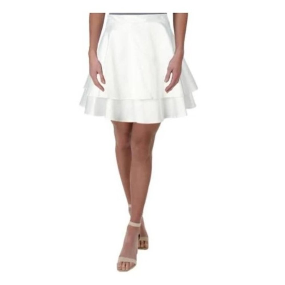 NWOT City Studio Junior Women's Satin Tiered Skirt